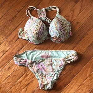 Victoria’s Secret rare paisley swimsuit bikini